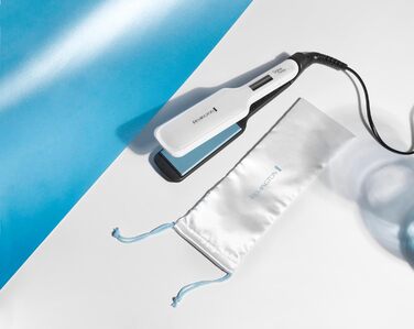 Випрямляч для волосся Remington S8550 Shine Therapy з LCD-дисплеєм: керамічне покриття з аргановою олією та вітаміном E, 150-230°C