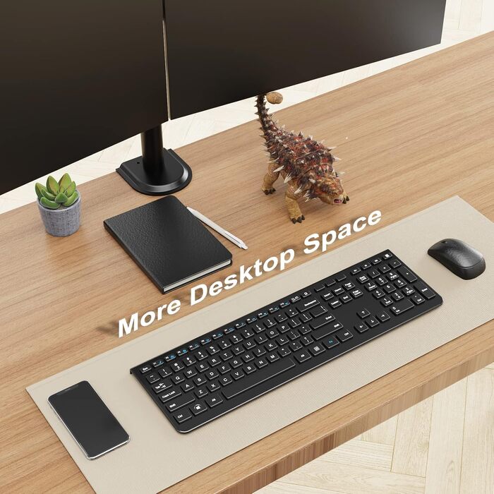 Тримач для монітора PUTORSEN на 3 монітори (13-32 дюйми), регульований, чорний