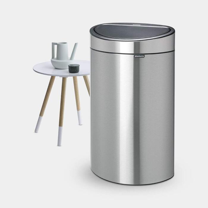 Відро Brabantia Touch Bin New з нержавіючої сталі, 40 л, матове, 32.8 x 48.3 см