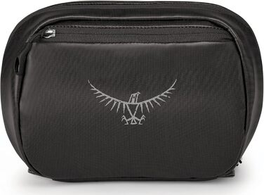 Чоловічий та жіночий дорожній набір туалетних аксесуарів Osprey Transporter Large чорного кольору