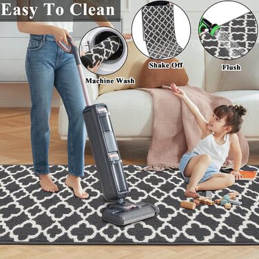 Килимок для підлоги SHACOS, антиковзаючий, для кухні, вітальні, передпокою, 50x150 см (60x300 см), темно-сірий