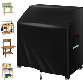 Чохол для дитячої кухні та гриля Maxawe 110x50x98 см, водонепроникний 420D Оксфорд, захист від пилу, ультрафіолету та погодних умов