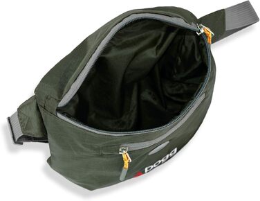 Сумка на плече для собак BOGG з дозатором пакетів для вигулу та контейнером для відходів (Buster Green)