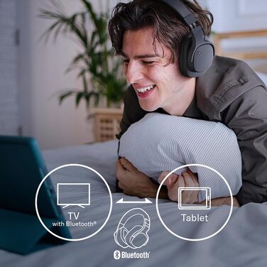 Навушники бездротові Yamaha YH-L500A Over-Ear чорні: 3D звук, Bluetooth, для дому та ігор