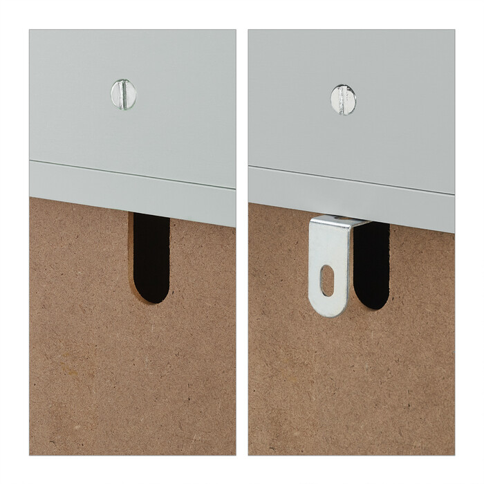 Relaxdays Kids' Shelf in Grey