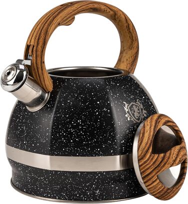 Чайник-заварник Karl Hausmann Induktion 3L з автоматичним свистком, нержавіюча сталь, для всіх типів плит