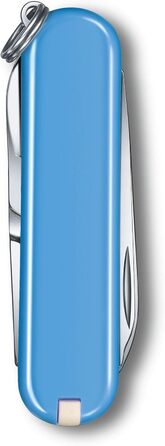 Мультитул Victorinox Classic SD: Швейцарський ніж, 7 функцій, з файлом для нігтів (Summer Rain)