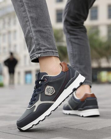 ARRIGO BELLO Кросівки чоловічі для активного відпочинку, роботи та хайкінгу, легкі, розмір 41-46, колір блакитний