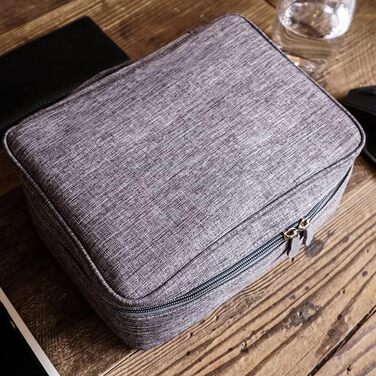 Органайзер для кабелів та аксесуарів Retoo: кейс для подорожей, USB-кабелі, Power Bank, карти, телефон, зарядні пристрої, сірий