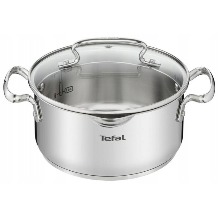 Набір каструль Tefal Duetto+ з нержавіючої сталі, 6 предметів