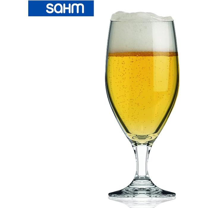 Набір склянок для пива Sahm Vienna Pokal 0,3 л (6 шт) - Pilsner/Craft Beer - для мийки в посудомийній машині