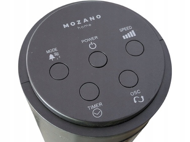 Колонний вентилятор Mozano Smart Breeze Aroma, сріблястий/сірий