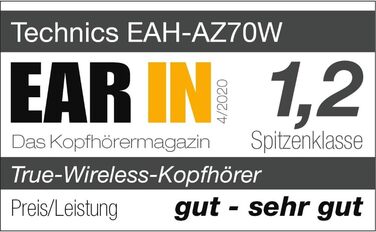 Навушники бездротові Technics EAH-AZ70WE-S Premium з шумозаглушенням, сріблясті