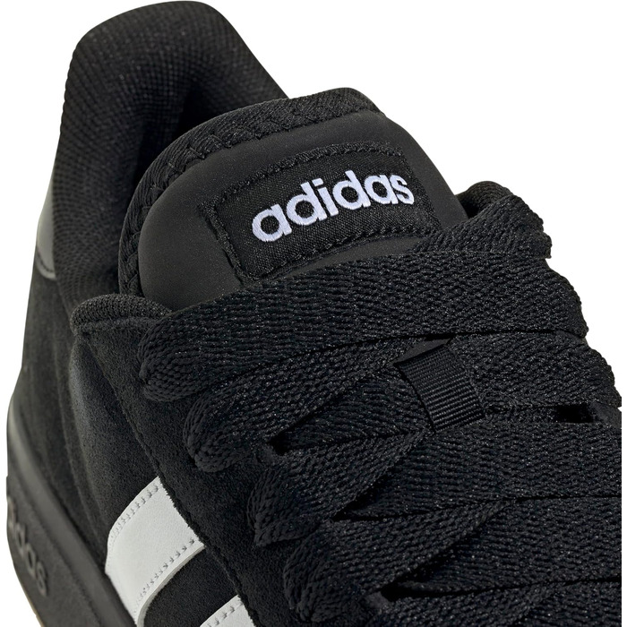 Кросівки Adidas Grand Court Base 00s Wildleder Core Black/Ftwr White/Gum, 43 1/3 EU, JQ6018