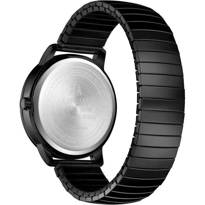 Чоловічий годинник: аналоговий кварцовий годинник з датою, водонепроникний, 38 мм, чорний. Стильний годинник для бізнесу та повсякденного носіння