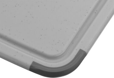 Silit Cutting Board Plastic Set, 2-Piece, Kitchen Board with Juice Groove, Hanging/Carrying Handle, 2 Sizes, Blade-Friendly