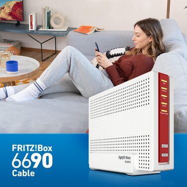 Роутер FRITZ!Box 6690 Cable: Wi-Fi 6, DOCSIS 3.1, USB 3.0, DECT