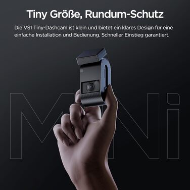 VIOFO VS1 2K Mini Dash Cam: Автомобільний відеореєстратор з GPS, HDR, Wi-Fi, 32GB, STARVIS 2 Sensor