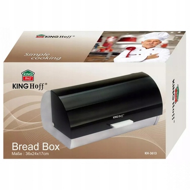 Форма для випікання хліба Kinghoff, цільна, чорна сталь