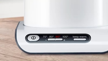 Електричний чайник Bosch TWK8613P, 2400 Вт, 1,5 л, чорний