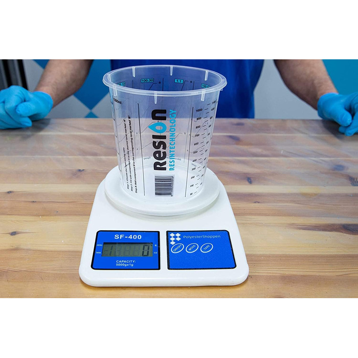 25 x Mixing Cups | 1300ml | Color, Epoxy, Polyester | With clear mixing ratio marked on the measuring cup
