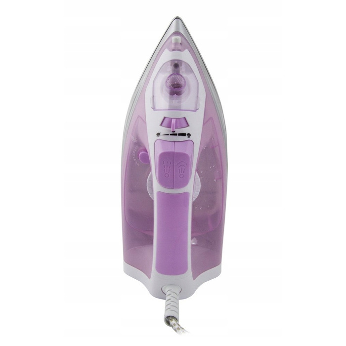 Парова праска Esperanza 2400W, керамічна підошва, система Anti-Drip, рожева