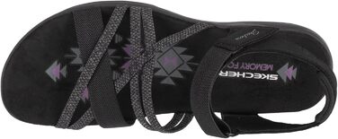 Сандалі жіночі Skechers Reggae Slim Sunnyside чорні, 39.5 EU