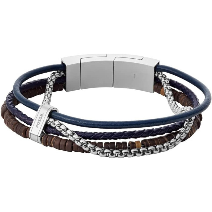 Годинник Fossil Vintage Casual чоловічий шкіряний або сталевий з браслетом (срібло/коричневий)