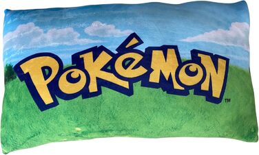 Подушка Pokémon Еволі та Пікачу, офіційна ліцензія, 60x30 см, м'яка декоративна, HÔMADICT
