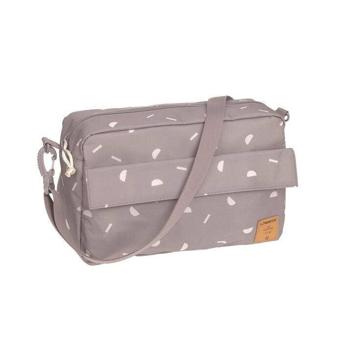 LÄSSIG органайзер для дитячого візка, сумка на плече, з кріпленням, Casual Buggy Organizer Bag Blocks taupe