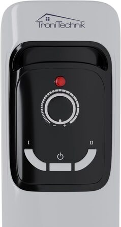 Масляний радіатор Tronitechnik® TT-OR 311 - електрообігрівач з 3 режимами, 11 ребер, 2500 Вт, білий
