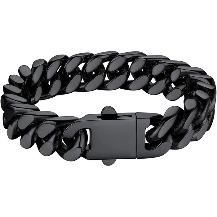 Чоловіча ланцюжок Panzerkette Miami з нержавіючої сталі Bestyle 19/21/23 см, 12.5 мм (з подарунковою коробкою)