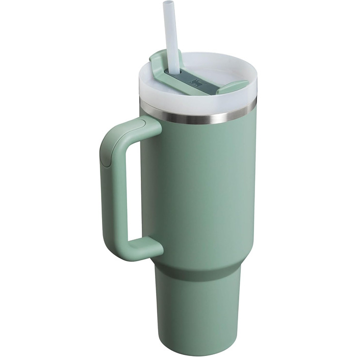 Термокружка Stanley Quencher H2.0 Flowstate 1.2L з трубочкою - 11 годин холоду, 48 годин з льодом, BPA Free, з нержавіючої сталі, Shale