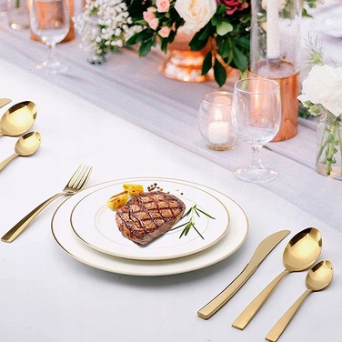 Набір столових приборів на 24 предмети (на 6 осіб), нержавіюча сталь, у подарунковій коробці