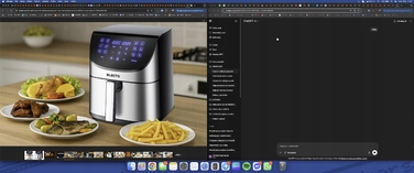 Аерофритюрниця Electo AIRCRISP 8л, 2000 Вт, 14 програм