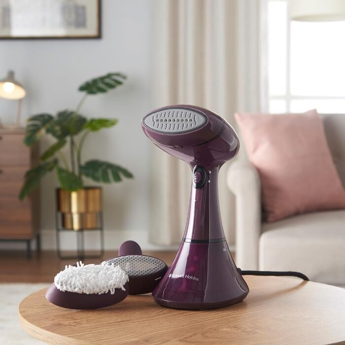 Відпарювач Russell Hobbs VacuSteam™ з технологією всмоктування: 1800 Вт, керамічна підошва, 200 мл резервуар, для всіх тканин