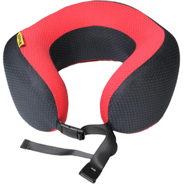 Travel Blue Dreamer Neck Pillow - Memory Foam Travel Pillow for Airplane, Car & Train - Breathable Mesh, Removable Cover, Comfortable Support & Easy Storage