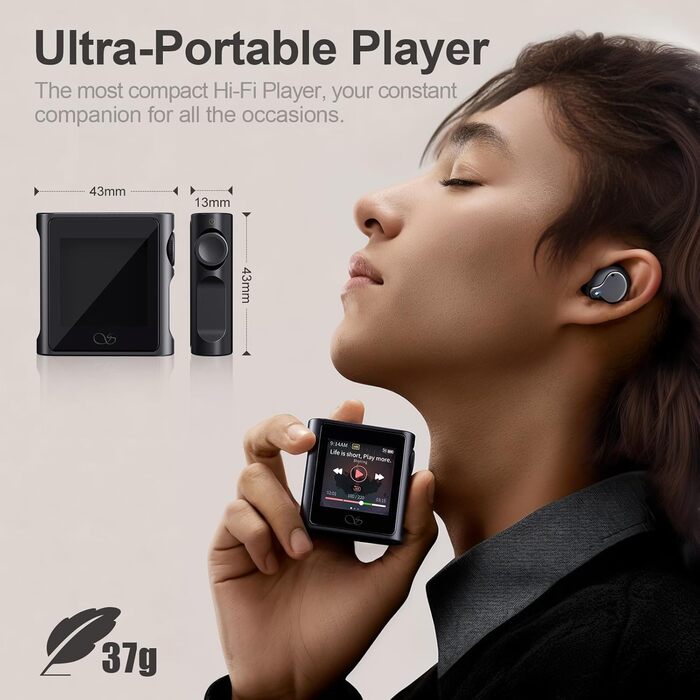Shanling M0s: MP3-плеєр DAC Hi-Fi, портативний аудіопрогравач з підтримкою SD до 2TB, Bluetooth 5.0, 3.5mm/Type-C