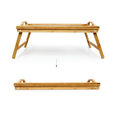 Relaxdays Bamboo Bed Table