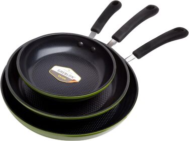 Набір сковорідок Ozeri Green Earth 3-Piece, 3 шт.