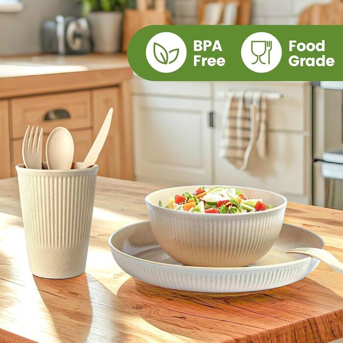 Набір мисок для мюслі та супу, 8 шт, 655 мл. Миски для десертів, супів, мюслі, рамену, локшини. Безпечні для мікрохвильової печі та посудомийної машини.