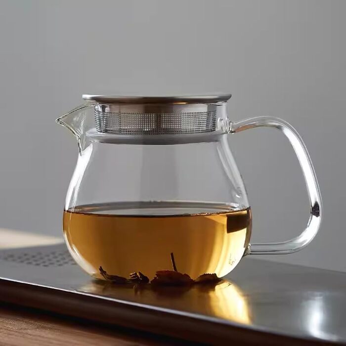 Скляний чайник Teekanne з ситом та кришкою з нержавіючої сталі, 500 мл