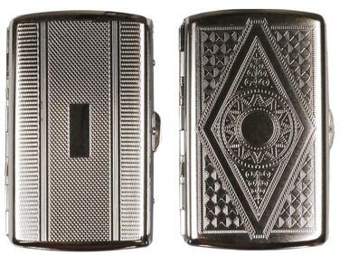 Металеве тютюнотримач для сигарет та/або стіків з металевою перехресною фіксацією - різні дизайни (2)