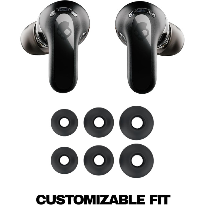 Навушники Skullcandy Rail ANC: бездротові, з активним шумозаглушенням, чорні