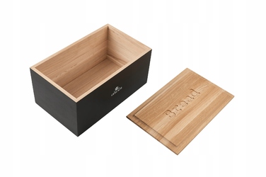 Дерев'яна дошка для хліба Gerlach, чорна NATUR