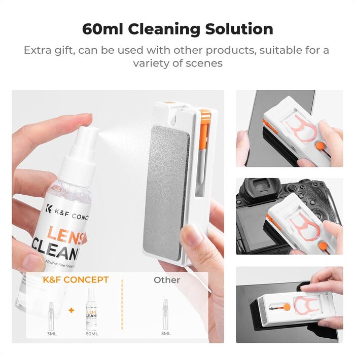 Набір для чищення електроніки K&F Concept 11 в 1: Airpods, клавіатури, ноутбуки, навушники, телефони, камери