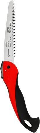 Секатор FELCO 15 з роликовою ручкою та складана пилка FELCO 600 (лезо 16 см, діаметр зрізу 50 мм, довжина 35 см, для обрізки гілок, садовий інструмент)