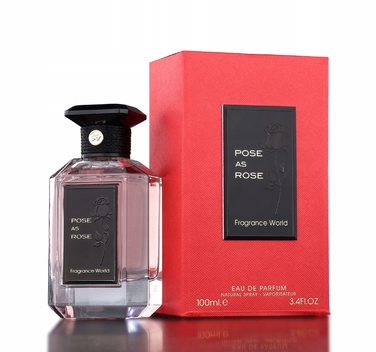 Оригінальний парфум Fragrance World Pose As Rose, 100 мл, EDP + пробник у подарунок!!!
