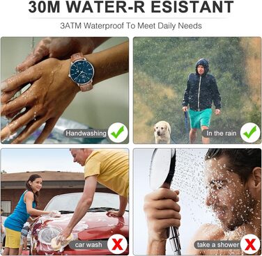 Чоловічий годинник CHEETAH: аналоговий кварцовий годинник з датою, водостійкий (3 ATM), з шкіряним ремінцем, спортивний стиль, для молоді (сріблясто-блакитний, коричневий)