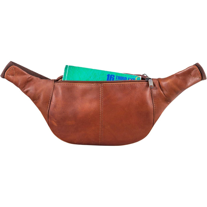 STILORD 'Maverick' - Сумка на пояс/перекид з м'якої шкіри для чоловіків та жінок. Сумка через плече, сумка для камери, подорожей, фестивалів, трекінгу (Когняк - Коричневий)